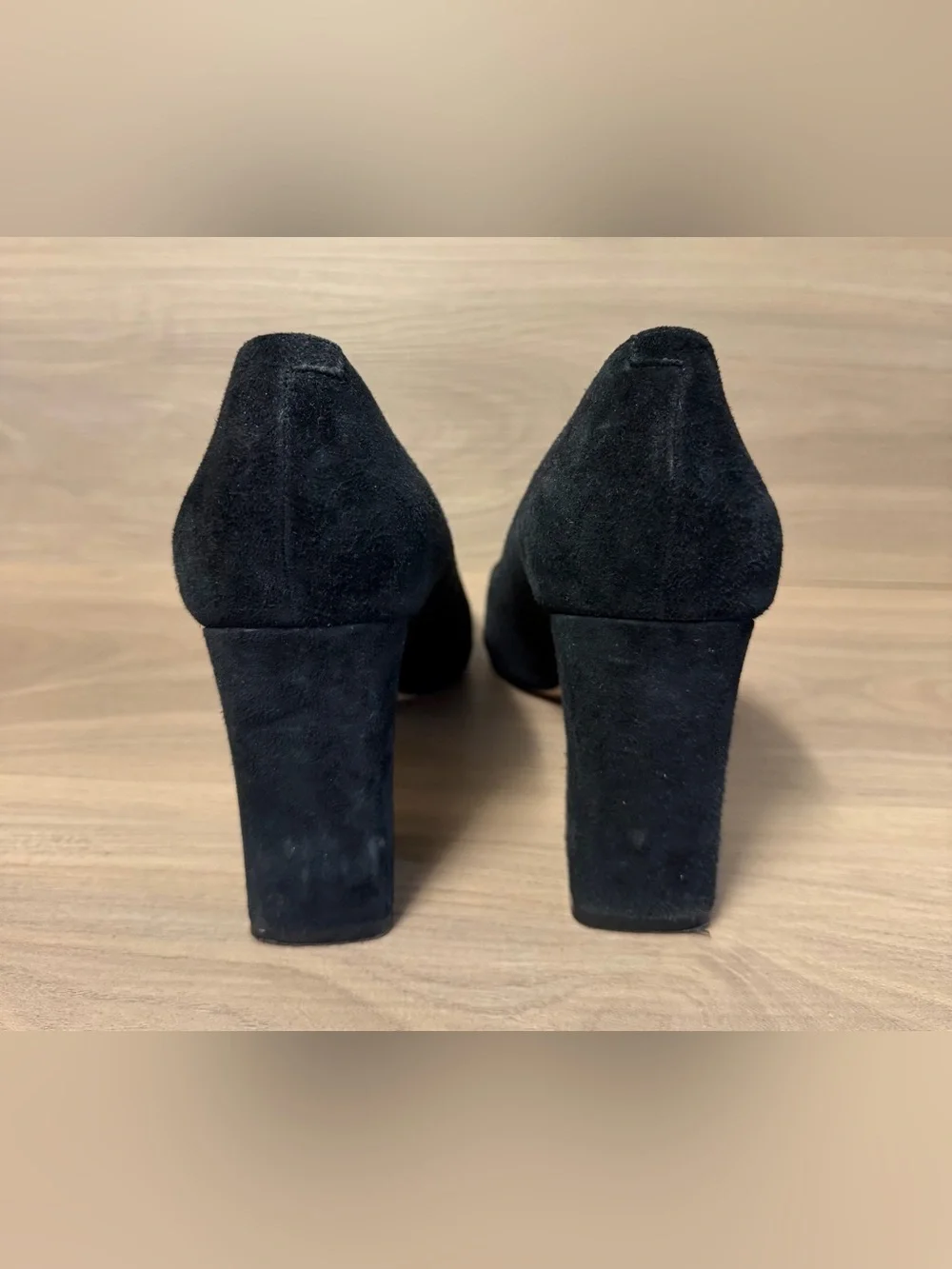Marc Fisher LTD Women's Black Suede Heels Pointed Toe Size 7.5